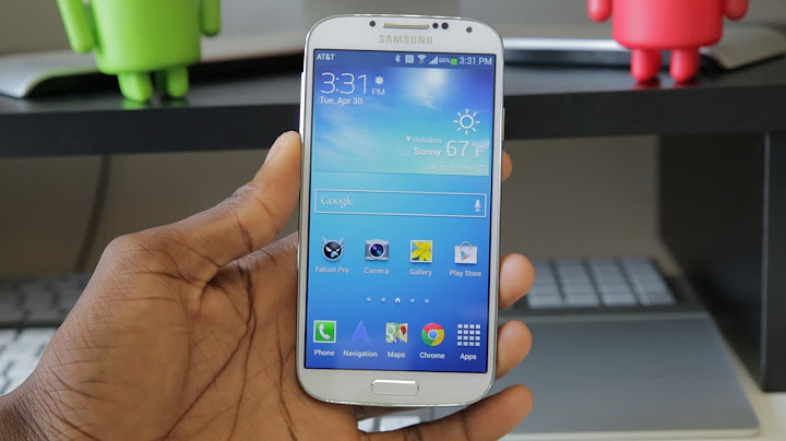 Test du Samsung Galaxy S4 !