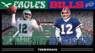 Famous PEAK Nostalgia: Randall Cunningham vs Jim Kelly Duel! (Eagles vs. Bills 1990, Week 13) Wealth