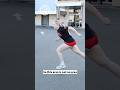 BTS:  Acceleration and deceleration work in Tahlia's ACL rehab training.