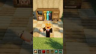 Simple closet build in Minecraft #minecraftshorts