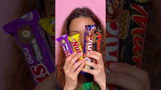 Обзор шоколадок 🤭 #асмреда #asmr #eating