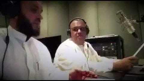 تسجيل تلاوة من استديو مشاري العفاسي