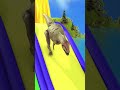 Long Slide Game With Dinosaur Cartoon 3d Animation Video Cartoon Trending Animation 