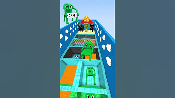 Italian Brainrot vs Squid Game Lava Jump CHALLENGE P.21 #minecraft #shorts #gmod