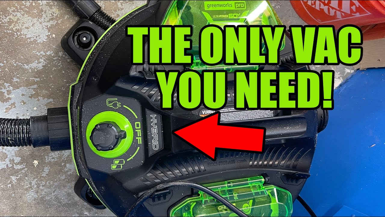 The Amazing Greenworks Shop Vac - YouTube