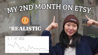 My 2nd Month Selling Digital Downloads on Etsy (did I hit my goals?)