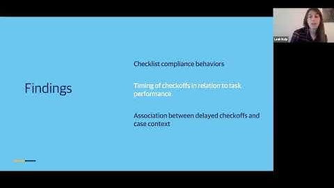 Checklist Design Reconsidered: Understanding Checklist Compliance and Timing of Interactions
