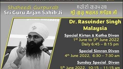 Day 2 | Shaheedi Gurpurab of Sri Guru Arjan Sahib Ji | Kirtan & Katha Darbar | GS Silat Road