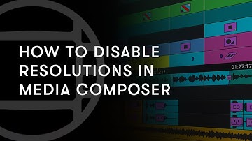 How to disable resolutions in Media Composer?