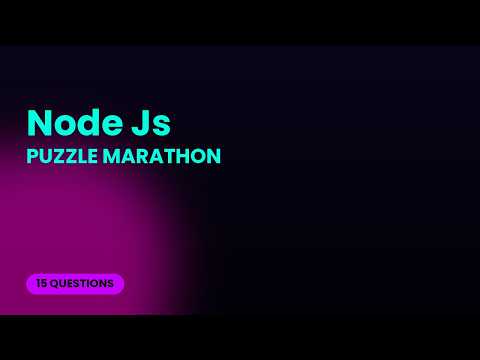 Node Js Quiz: Can You Solve These Fast Tech Puzzles?