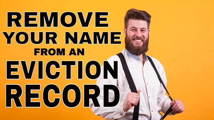 REMOVE YOUR NAME from an EVICTION RECORD
