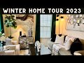 New glam winter home tour 2023  glamour ellen decoratewithme