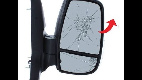 Replacing wing mirror glass or indicator lens/bulb Ford Transit Mk8
