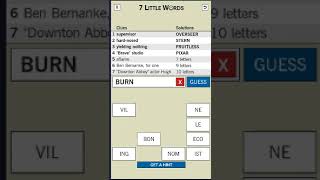 7 Little Words Daily Puzzle May 28 2020 Answers