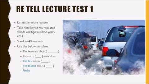 PTE Retell lecture test 1