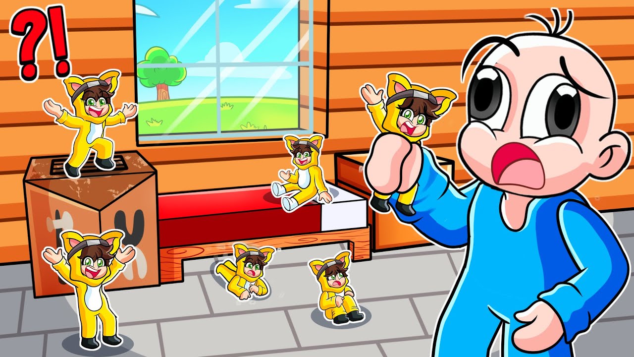 ¡Hice Trampa con CLONES DIMINUTOS en el Escondite en Minecraft!