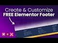 FREE Elementor Custom Footer | Tutorial 2026