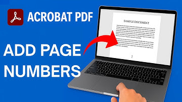 How to Add Page Numbers to PDFs in Adobe Acrobat | Step-by-Step Tutorial