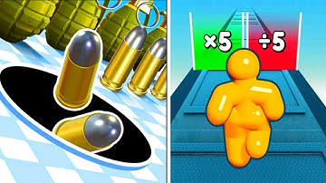 Tall Man Run - Attack Hole - Coin Rush - Roof Rails - Pancake Run - Potato Rush - Going ball