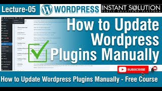 how to update wordpress plugins manually Lecture 5