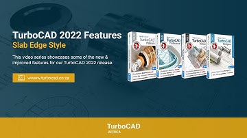 TurboCAD 2022 New Features: Slab Edge Style