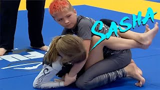 Girl vsBoy Jiu Jitsu Match at FUJI BJJ