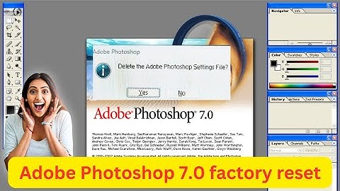 Adobe Photoshop 7.0 Factory Reset| 100% Working Method (Windows/ Mac)