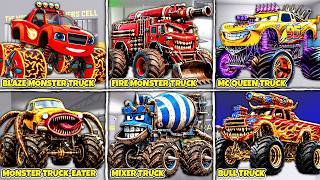 EPIC ESCAPE MONSTER TRUCKS UPDATE! What if I BECOME EVERY Monster Truck Car, Transportation Truck... screenshot 5