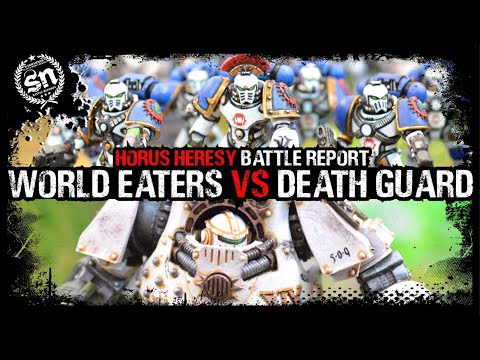 Battle Report - Imperial Guard VS World Eaters- 1st War for Armageddon -  Part One - APOCALYPSE 