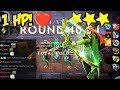 Playing With 1 HP! Dota Underlords Auto Chess Close Game