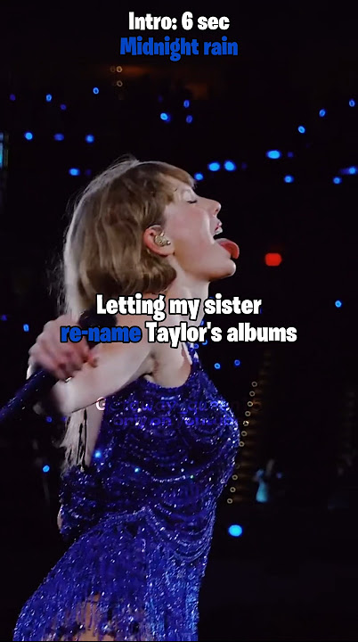 Letting my sister re-name Taylor's albums...|| #taylorswift #album #subscribe