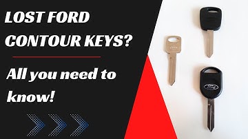 Ford Contour Key Replacement - How to Get a New Key. (Tips to Save Money, Costs, Keys & More.)