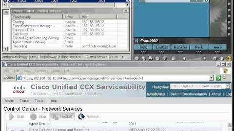 UCCX: Restarting the Desktop License and Resource Manager Service