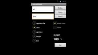 Android English French Learning Game screenshot 1
