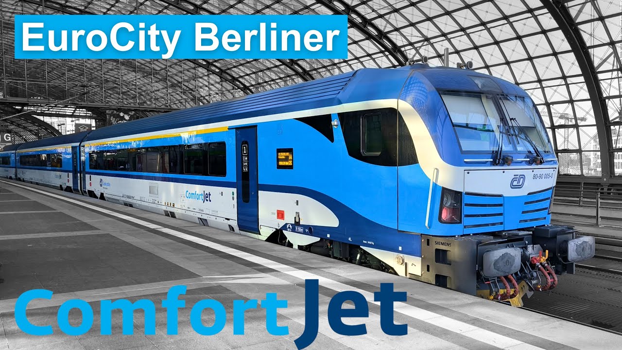 ComfortJet – First Class Journey on Czechia’s New High-Speed Train | EC Berliner: Decin to Berlin