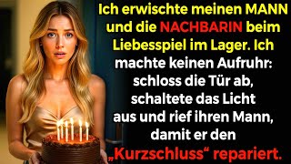 Ich Erwischte Meinen Mann Mit Der Nachbarin Im Lager. Sperrte Sie Im Dunkeln Ein, Rief Ihren Mann