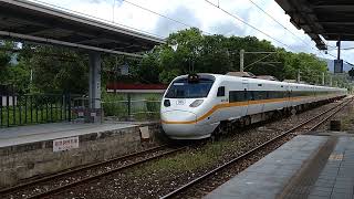 417次太魯閣自強號駛進瑞穗車站20230627