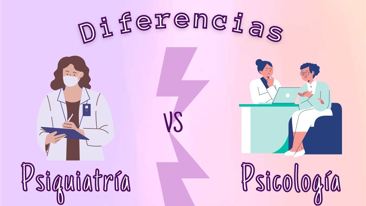 Diferencias entre Psicología vs Psiquiatría | ¿Son lo mismo? 🤔 - YouTube