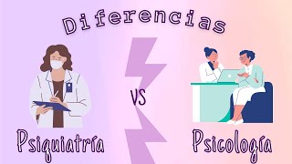 Diferencias entre Psicología vs Psiquiatría | ¿Son lo mismo? 🤔