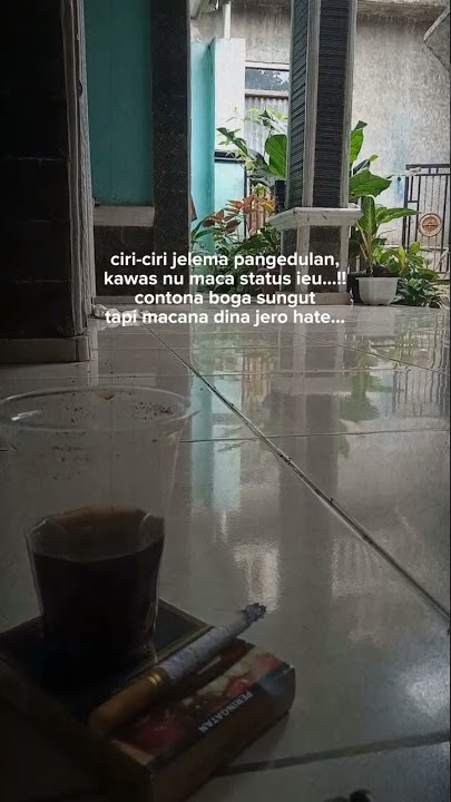 status WA kata kata sunda jelema pangedulan🤭