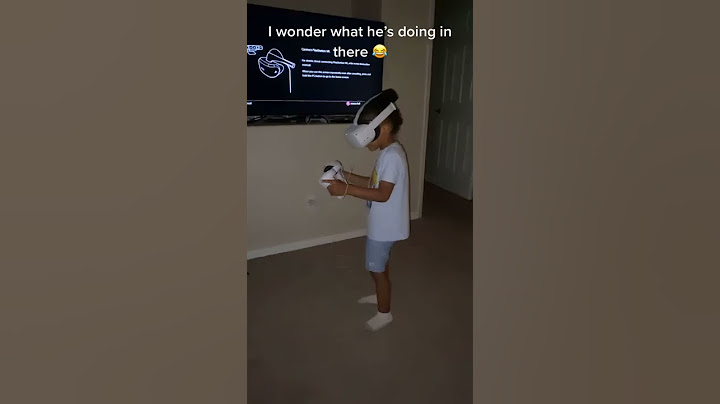 Can't believe we caught him doing this with his VR headset #Shorts