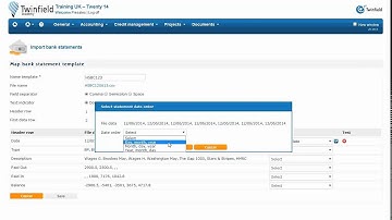Twinfield - Bank CSV upload