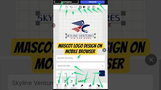 Minimalist Logo Design on Mobile Browser (No App, No PC) #minimalistlogo, #logodesign