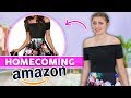 Trying on Homecoming Dresses Under $30 from AMAZON