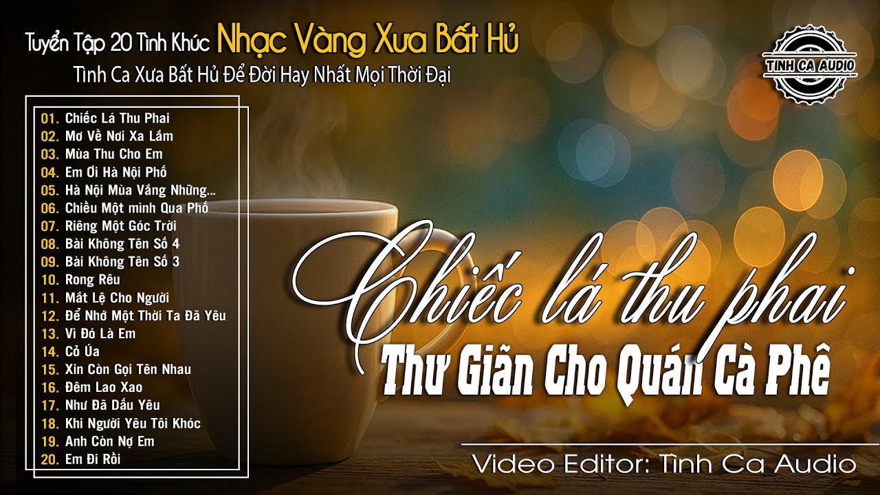 Chiếc Lá Thu Phai - Tình Khúc Mùa Thu Hoài Niệm Lãng Mạn Hay Nhất | Tuyển Chọn Bản Tình Ca Xưa Hay