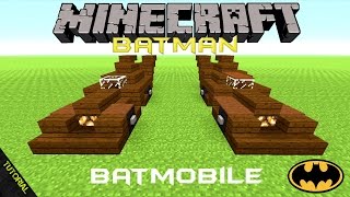Minecraft Tutorial Batmobile Batmans Car