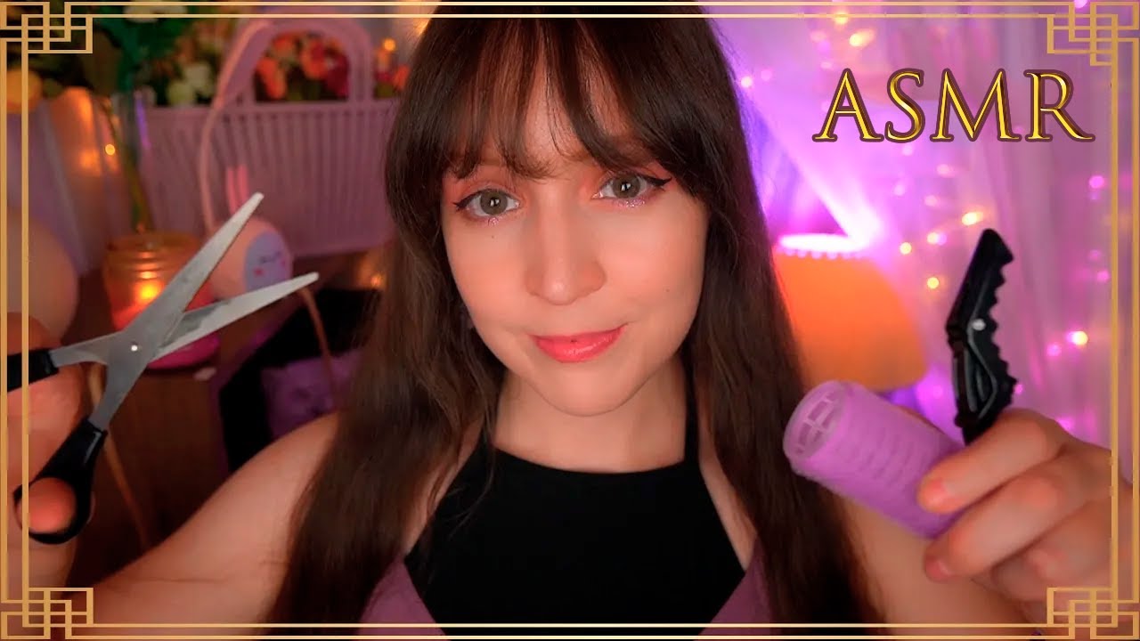 ⭐АСМР Персональное внимание к твоим волосам ✨ [Sub] Давай спать ✨