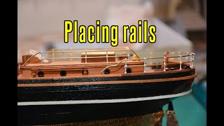 Cutty Sark - part 31 Placing Rails