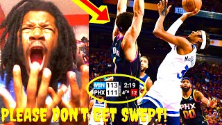 SEASON ON THE LINE WITH A WILD ENDING! SUNS VS TIMBERWOLVES GAME 4 HIGHLIGHTS REACTION 2024