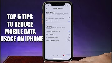 5 Tips to Reduce Mobile Data Usage on iPhone in 2021